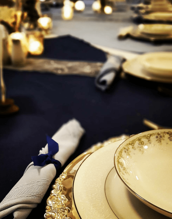 Melisas Hanukkah tablescape
