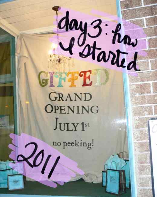 Gifted's Pre-Grand Opening Window